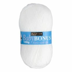 Top 10 π― Hayfield White Baby Bonus DK Yarn 100g (856) β€οΈ