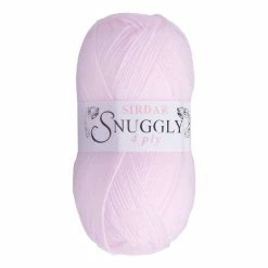 Best Pirce 😀 Sirdar Pearly Pink Snuggly 4 Ply Yarn 50g 💯