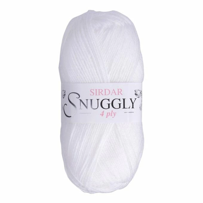 Cheap β€οΈ Sirdar White Snuggly 4 Ply Yarn 50g π₯ 3 Cheap β€οΈ Sirdar White Snuggly 4 Ply Yarn 50g π₯
