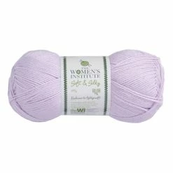 Coupon 𧨠The WI π© Women's Institute Lilac Soft And Silky 4 Ply Yarn 100g π