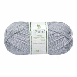 Promo βοΈ The WI π© Women's Institute Grey Premium Acrylic Yarn 100g π