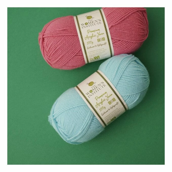 New ???? The WI ???? Women's Institute Soft Blue Premium Acrylic Yarn 100g ❤️ 5 New ???? The WI ???? Women's Institute Soft Blue Premium Acrylic Yarn 100g ❤️ - Image 3