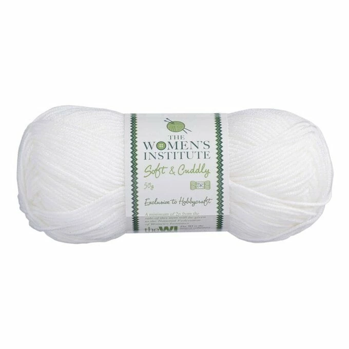 Hot Sale π The WI π© Women's Institute White Soft And Cuddly DK Yarn 50g 𧨠3 Hot Sale π The WI π© Women's Institute White Soft And Cuddly DK Yarn 50g π§¨