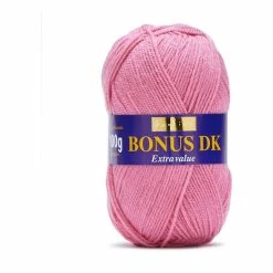 Best Pirce 🥰 Hayfield Deep Rose Bonus DK Yarn 100g (616) ✔️