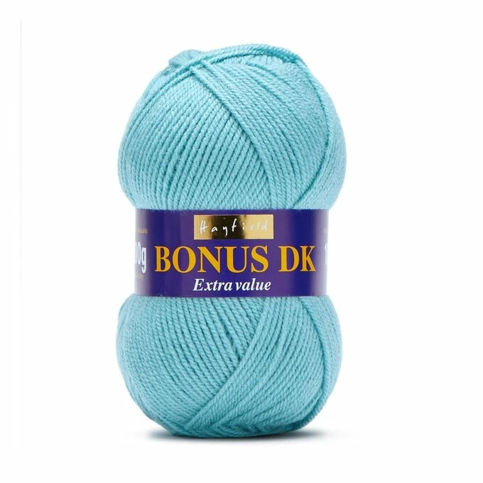 Promo ???? Hayfield Lagoon Blue Bonus DK Yarn 100g (607) ???? 3 Promo ???? Hayfield Lagoon Blue Bonus DK Yarn 100g (607) ????