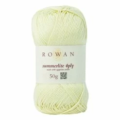 Coupon 🔥 Rowan Buttermilk 🌞 Summerlite 4ply Yarn 50 G 🧨