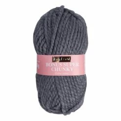 Hot Sale 😉 Hayfield Dark Grey Mix Bonus Super Chunky Yarn 100g (790) 🎁