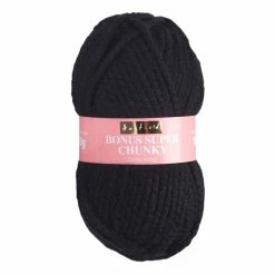 Hayfield Shop 17 Hot Sale π₯° Hayfield Black Bonus Super Chunky Yarn 100g (965) π