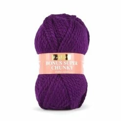 Wholesale ⌛ Hayfield Purple Bonus Super Chunky Yarn 100g (840) 🌟
