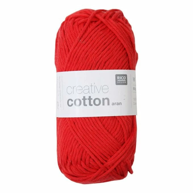 Budget π Rico Design Rico Red Creative Cotton Aran Yarn 50 G βοΈ 3 Budget π Rico Design Rico Red Creative Cotton Aran Yarn 50 G βοΈ