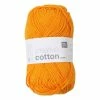Outlet ???? Rico Design Rico Tangerine Creative Cotton Aran Yarn 50 G ⌛