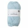 Deals 🔥 Rico Design Rico Light Blue Creative Cotton Aran Yarn 50 G 👏