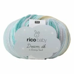 Best reviews of 👏 Rico Design Rico Turquoise Mix Baby Dream DK Yarn 50 G 🌟