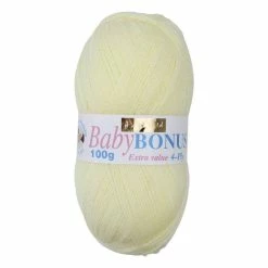 Cheapest π Hayfield Baby Lemon Baby Bonus 4 Ply Yarn 100g (852) π