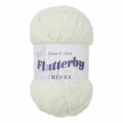 Best reviews of 🌟 James C Brett Cream Flutterby Chunky Yarn 100 G 👏