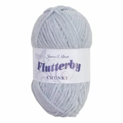Best Pirce 🔔 James C Brett Silver Flutterby Chunky Yarn 100g ❤️