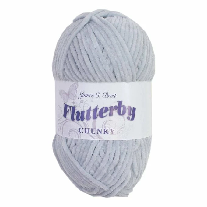 Best Pirce π James C Brett Silver Flutterby Chunky Yarn 100g β€οΈ 3 Best Pirce π James C Brett Silver Flutterby Chunky Yarn 100g β€οΈ