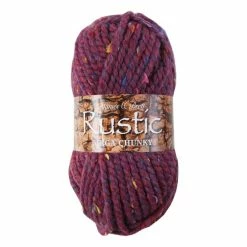 Discount ❤️ James C Brett Raspberry Mix Rustic Mega Chunky Yarn 100g 🥰