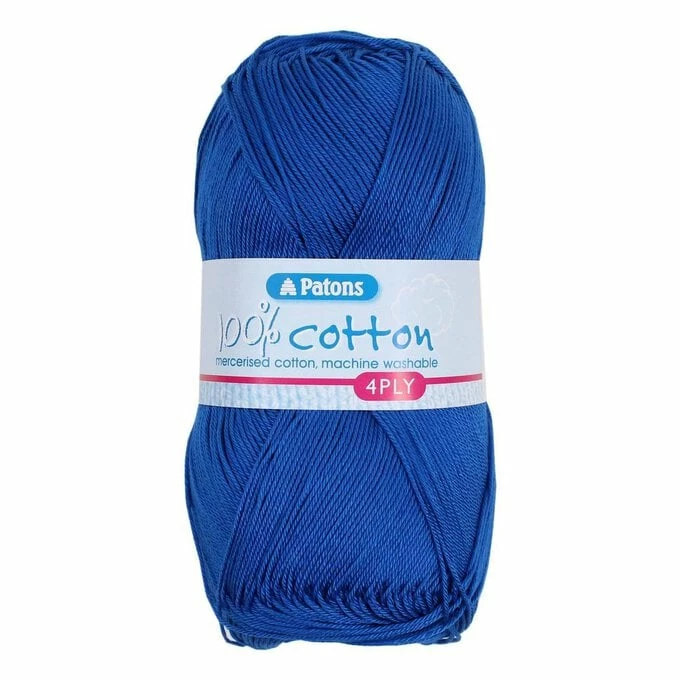 Top 10 β Patons Royal Blue 100% Cotton 4 Ply 100g π 3 Top 10 β Patons Royal Blue 100% Cotton 4 Ply 100g π