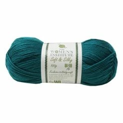 Flash Sale 🎉 The WI 👩 Women's Institute Azure Soft And Silky 4 Ply Yarn 100g 🧨