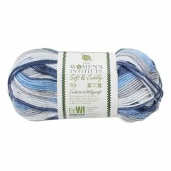 Best Sale 🤩 The WI 👩 Women's Institute Blue Mix Soft And Cuddly DK Yarn 50g ❤️
