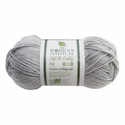 Deals 🧨 The WI 👩 Women's Institute Grey Soft And Cuddly DK Yarn 50g 🎉