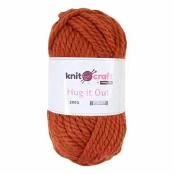 Best Sale 🔔 Knitcraft Paprika Hug It Out Yarn 200g 🤩