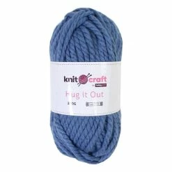 Promo 🧨 Knitcraft Dusk Blue Hug It Out Yarn 200g 🎁