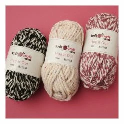 Top 10 😍 Knitcraft Charcoal Cream Hug It Out Yarn 200g 🔥 -Hayfield Shop 628113 1011 4 knitcraft hug it out yarn