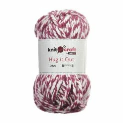 Hot Sale 🎉 Knitcraft Dusky Pink Fleck Hug It Out Yarn 200g ❤️