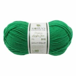 Coupon 😍 The WI 👩 Women’s Institute Green Premium Acrylic Yarn 100g 🌟