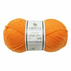 Flash Sale 😍 The WI 👩 Women’s Institute Orange Premium Acrylic Yarn 100g ❤️
