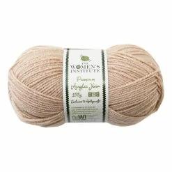 New ✔️ The WI 👩 Women’s Institute Honey Premium Acrylic Yarn 100g ⌛