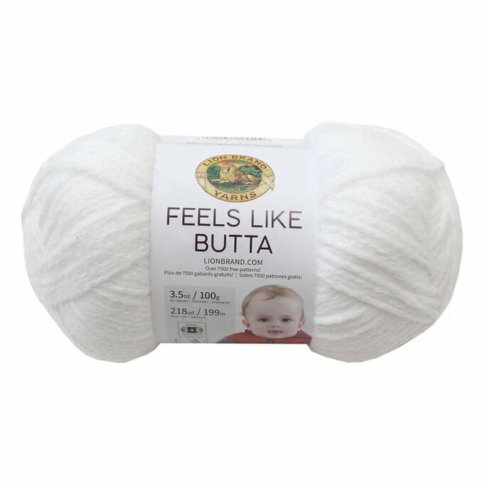 Promo π― Lion Brand White Feels Like Butta Yarn 100g β¨ 3 Promo π― Lion Brand White Feels Like Butta Yarn 100g β¨
