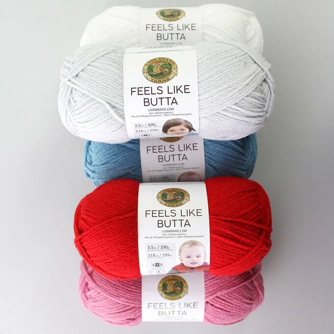New ???? Lion Brand Pale Grey Feels Like Butta Yarn 100g ❤️ 5 New ???? Lion Brand Pale Grey Feels Like Butta Yarn 100g ❤️ - Image 3
