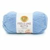 Buy 👍 Lion Brand Periwinkle Feels Like Butta Yarn 100g ❤️ -Hayfield Shop 643291 1008 1 lion brand feels like butta