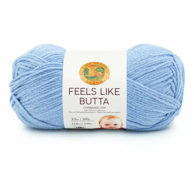 Buy ???? Lion Brand Periwinkle Feels Like Butta Yarn 100g ❤️ 3 Buy ???? Lion Brand Periwinkle Feels Like Butta Yarn 100g ❤️
