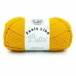 Outlet 👍 Lion Brand Golden Sunshine Feels Like Butta Yarn 100g 😀