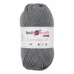 Wholesale 👍 Knitcraft Grey Everyday DK Yarn 50g 🛒