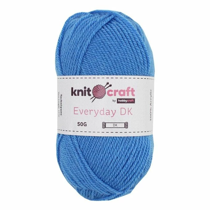 Best Sale π Knitcraft Blue Everyday DK Yarn 50g π 3 Best Sale π Knitcraft Blue Everyday DK Yarn 50g π