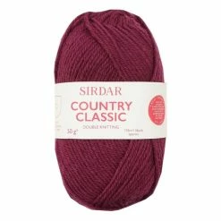 Discount ⭐ Sirdar Burgundy Country Classic DK Yarn 50g ????
