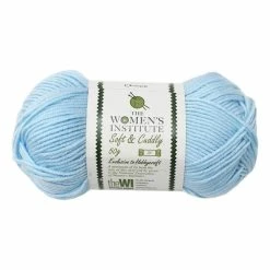 New 🎁 The WI 👩 Women's Institute Light Blue Soft And Cuddly DK Yarn 50g 🌟