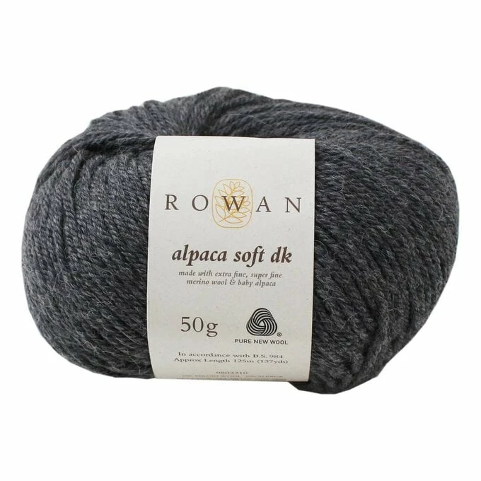 New β¨ Rowan Charcoal Alpaca Soft DK Yarn 50g π 3 New β¨ Rowan Charcoal Alpaca Soft DK Yarn 50g π
