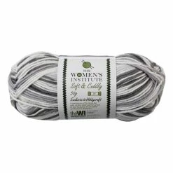 Cheap 👍 The WI 👩 Women's Institute Grey Mix Soft And Cuddly DK Yarn 50g 🎁