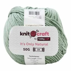 Wholesale 🎁 Knitcraft Sage It's Only Natural Light DK Yarn 50g 💯