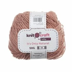 New ???? Knitcraft Terracotta It's Only Natural Light DK Yarn 50g ????