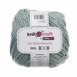 Best deal ✨ Knitcraft Grey It's Only Natural Light DK Yarn 50g 🧨