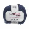 Budget ✨ Knitcraft Navy It's Only Natural Light DK Yarn 50g ❤️ -Hayfield Shop 648133 1012 1 knitcraft its only natural yarn navy