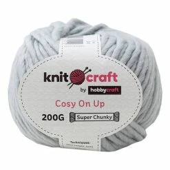 Outlet 😀 Knitcraft Silver Cosy On Up Yarn 200g 👏
