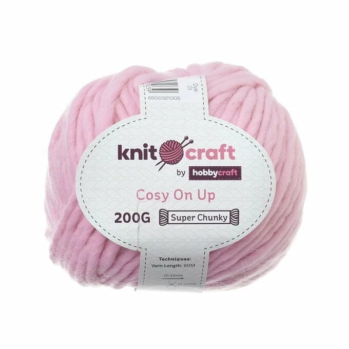 Deals ✔️ Knitcraft Bubblegum Pink Cosy On Up Yarn 200g ⭐ 3 Deals ✔️ Knitcraft Bubblegum Pink Cosy On Up Yarn 200g ⭐